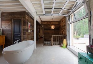 bifold door bamboo door