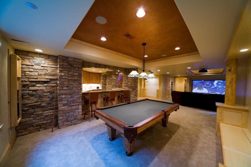 23 Most Extravagant Basement Rec Room Ideas