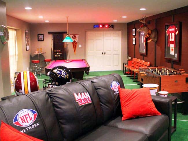 23 Most Extravagant Basement Rec Room Ideas