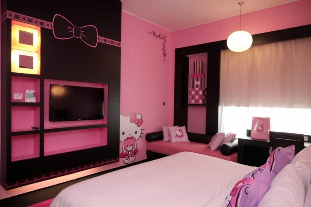 25 adorable hello kitty bedroom decoration ideas for girls