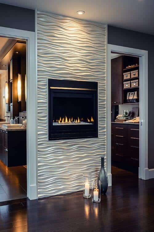 19 Stylish Fireplace Tile Ideas For Your Fireplace Surround