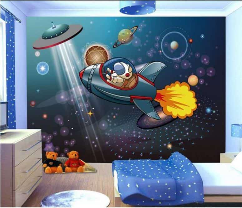 50 Space Themed Bedroom Ideas For Kids And Adults