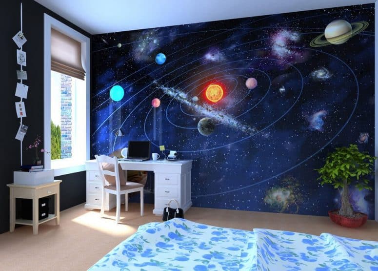 Aesthetic Galaxy Themed Bedroom