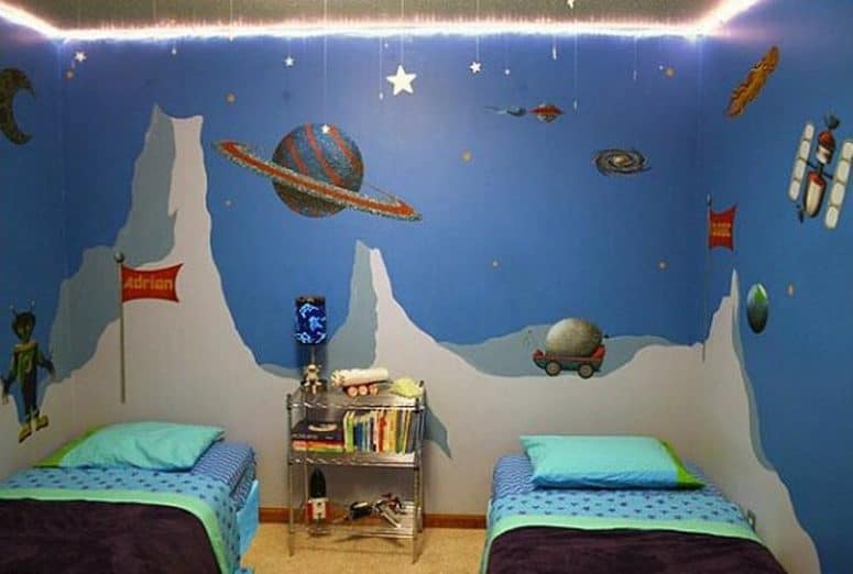 50 Space Themed Bedroom Ideas For Kids And Adults