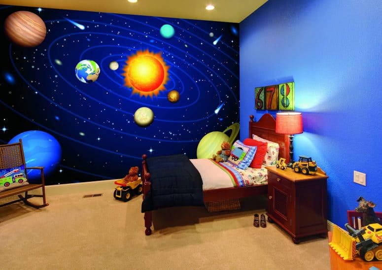 Aesthetic Galaxy Space Themed Bedroom