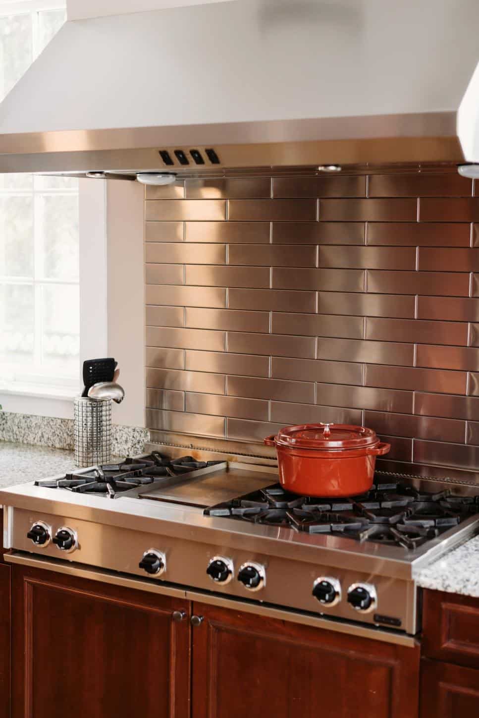 Stainless Steel Backsplash The Pros, The Cons, and The Ideas