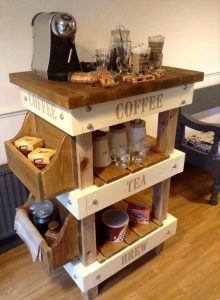 Coffee Station Decorations for Small Spaces small wooden coffee station and tea pinteres 220x300