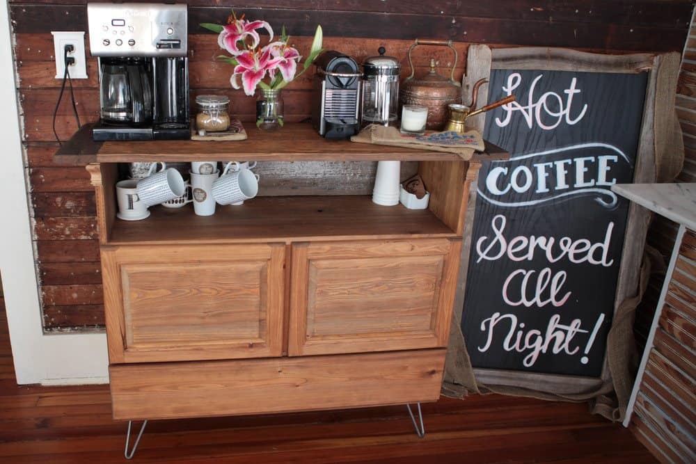 dining room coffee station ideas