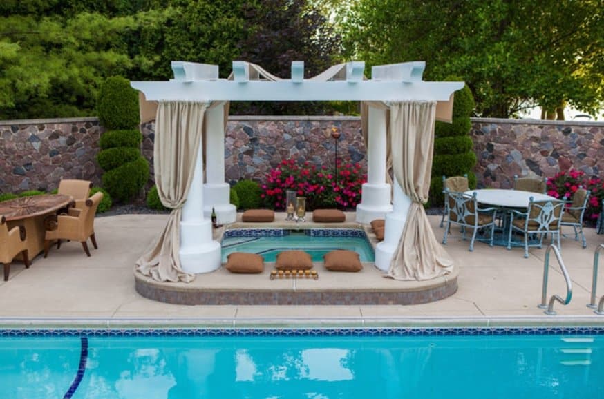 Outdoor Jacuzzi Ideas Designs Pros, Outdoor Spa Decorating Ideas Pictures