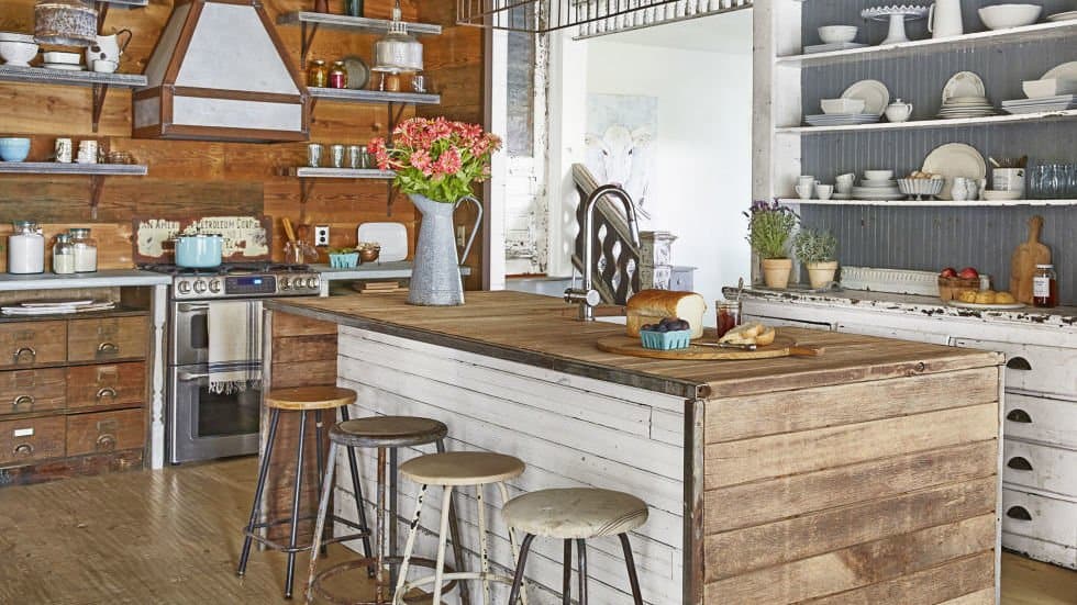 Rustic Butcher Block Countertops