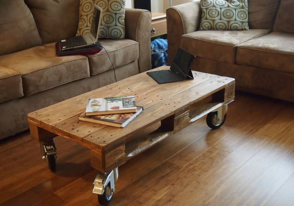 Wood Pallet Coffee Table Diy