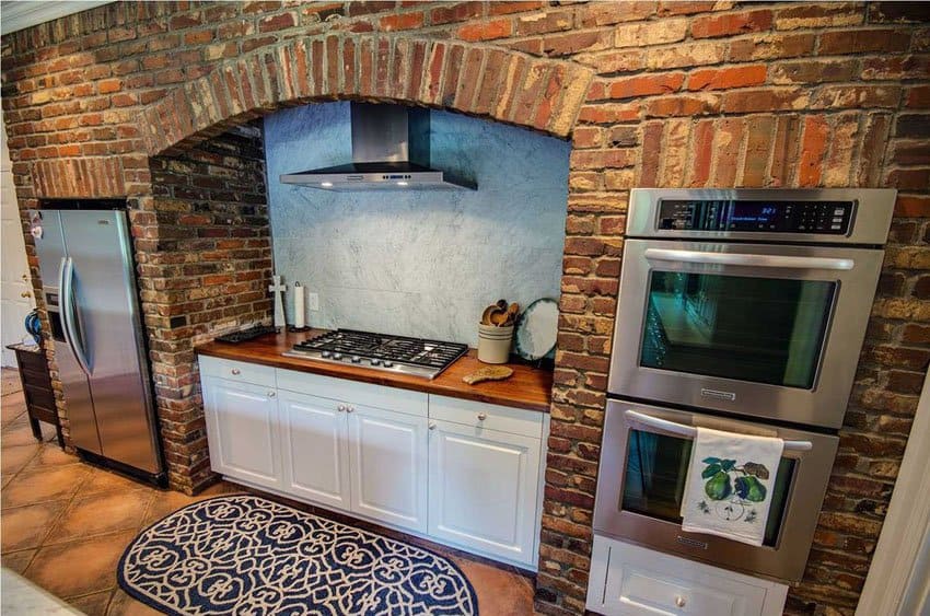 one wall kitchen with large island