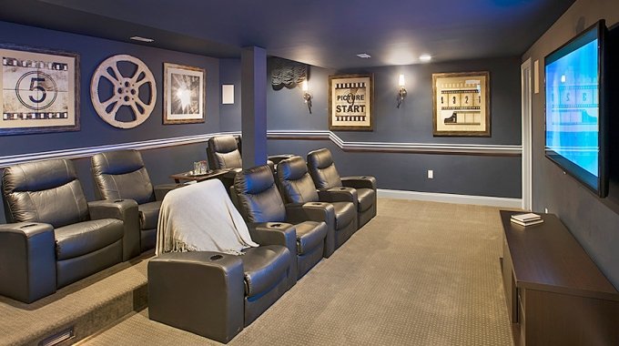 10 Extraordinary Basement Home Theater That You'd Wish to Own