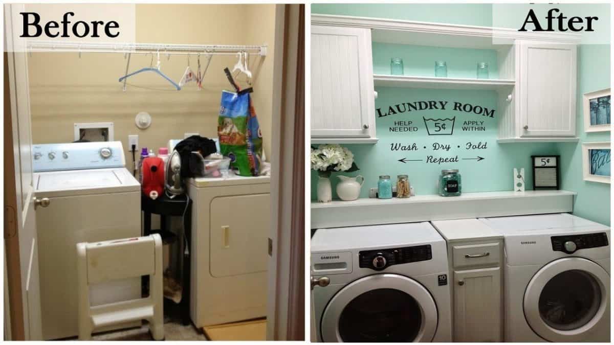 Laundry Room Redesign Help! How can I make this space better?? : r ...