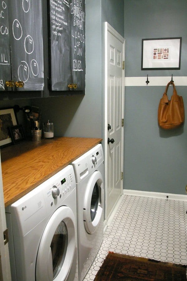 Basement Laundry Room Makeover