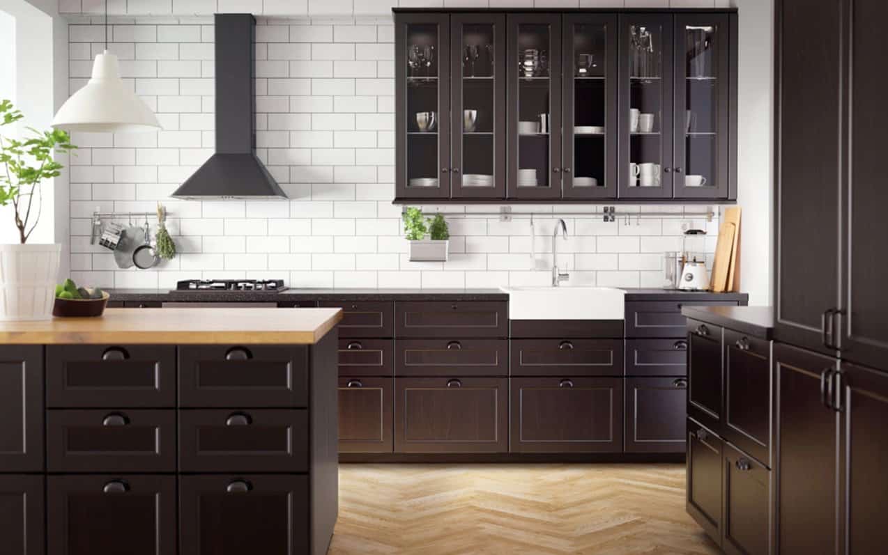 Black Kitchen Cabinets