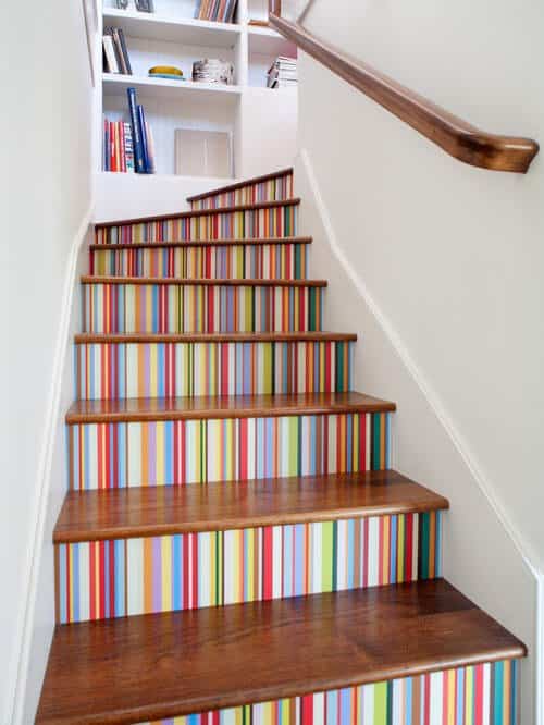 19+ Painted Staircase Ideas for Your Home Decor Inspiration