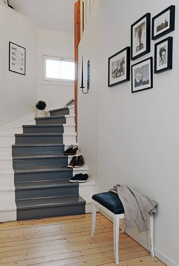 Awesome staircase color ideas 19 Painted Staircase Ideas For Your Home Decor Inspiration