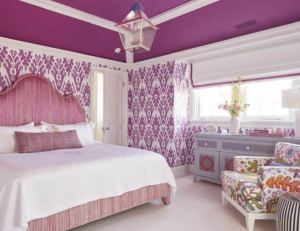 Pink And Purple Bedroom