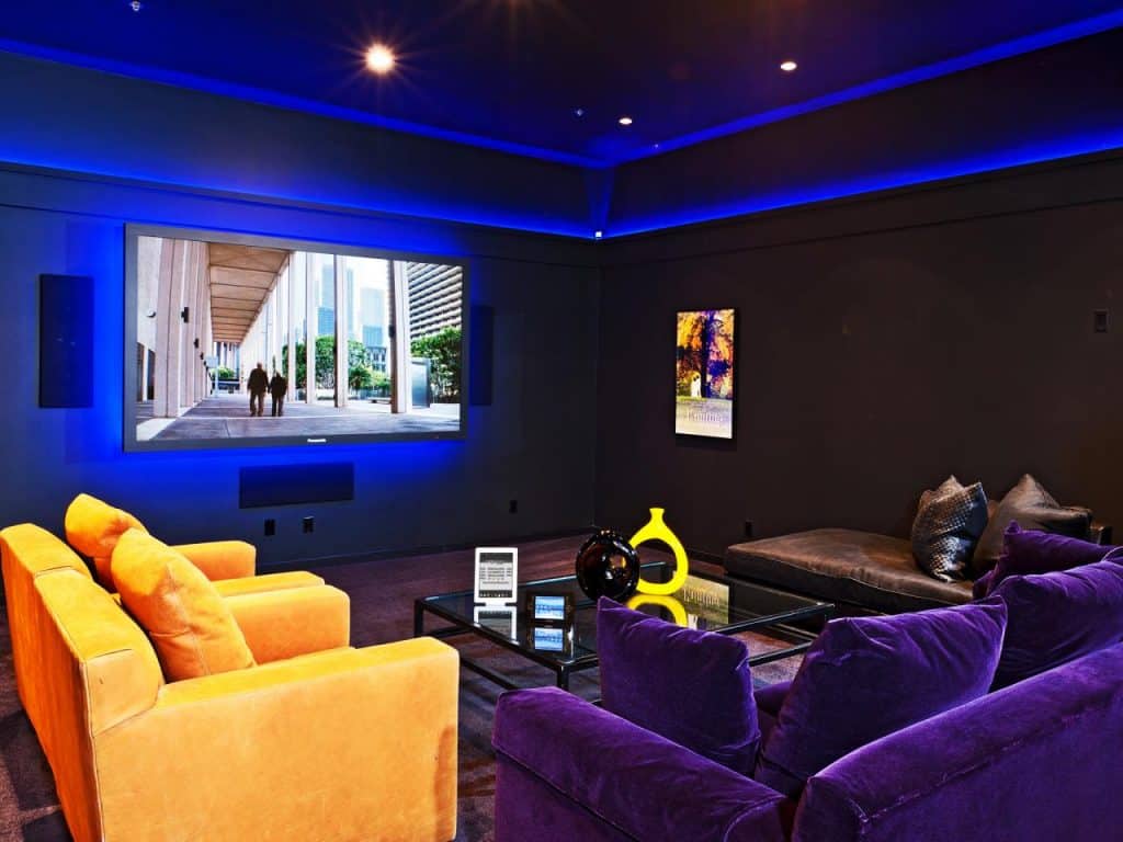 Light Basement Home Theater Pomne Ru