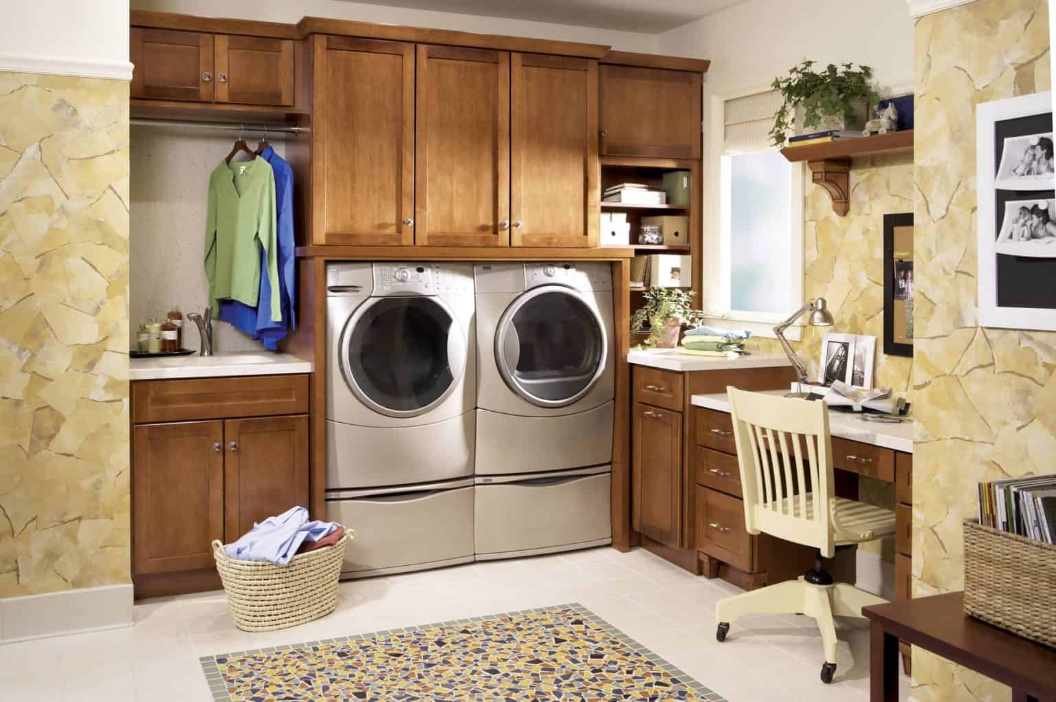 15 Basement Laundry Room Ideas (Make it more inviting!) - Subterranean Apartment Laundry Room Design