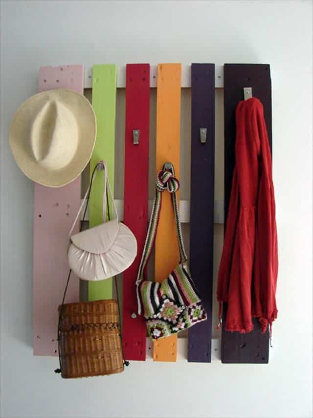 Homemade Hat Rack