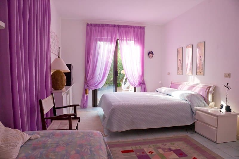 Purple Bedroom Design For Teenage Girl