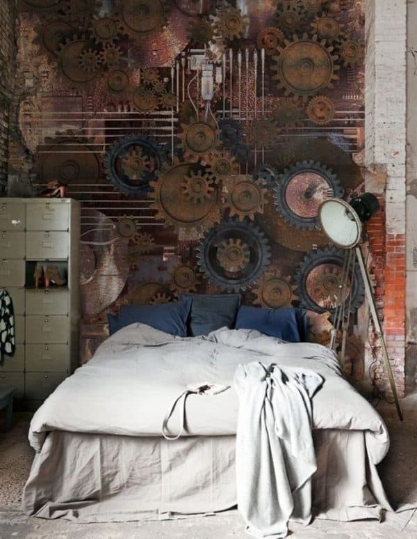 12 Simple Ways To Add Steampunk Style To Your Bedroom   Steampunk Bedroom Design Pinterest 600x774 