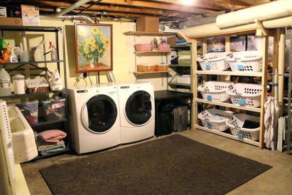 15 Basement Laundry Room Ideas (Make it more inviting!)