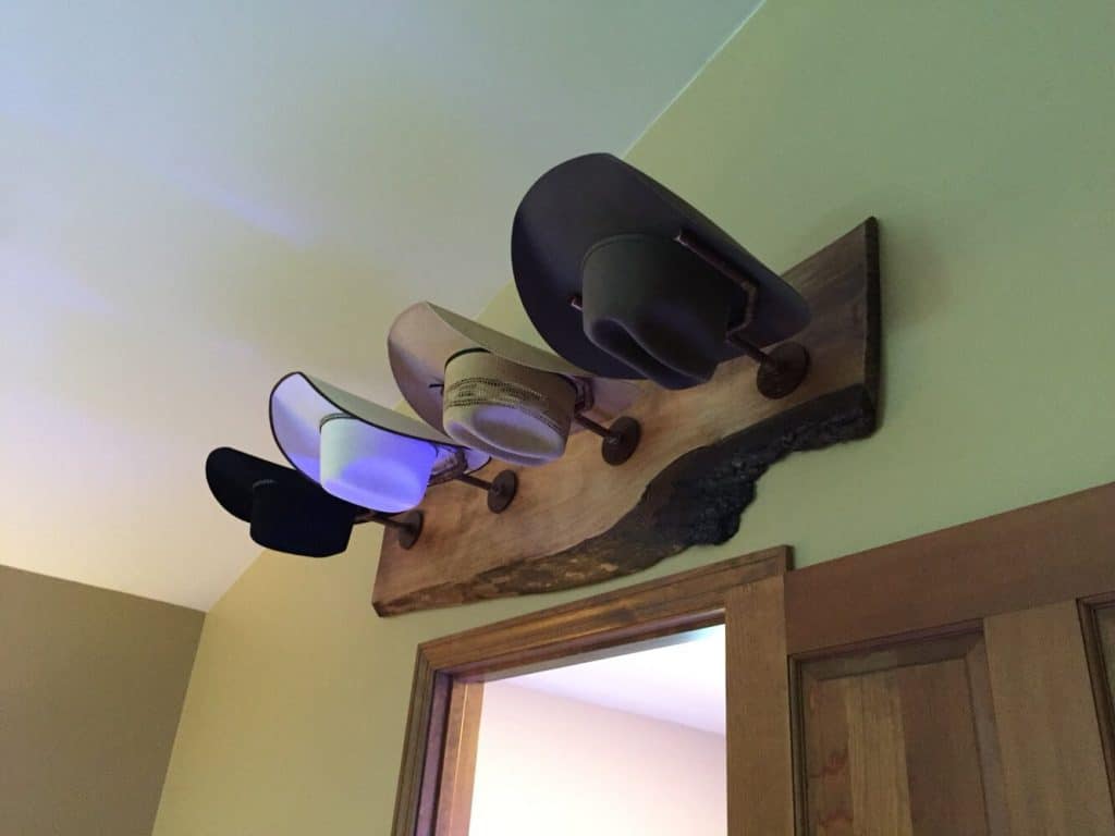 how to make a hat rack out of wood