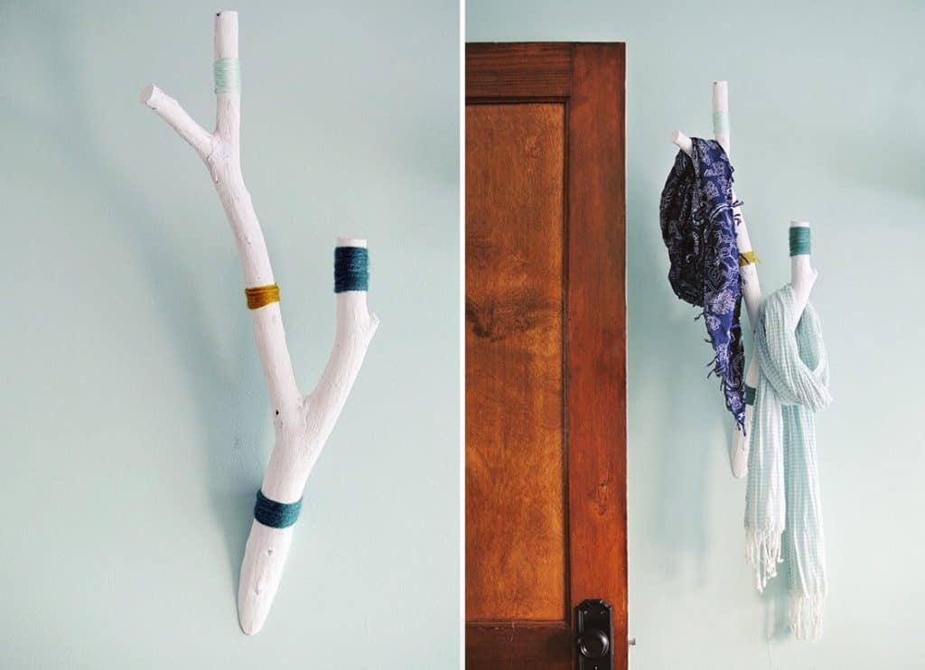 cool diy branches coat rack