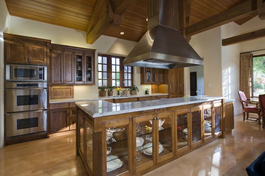 Reclaimed Barnwood Kitchen Island