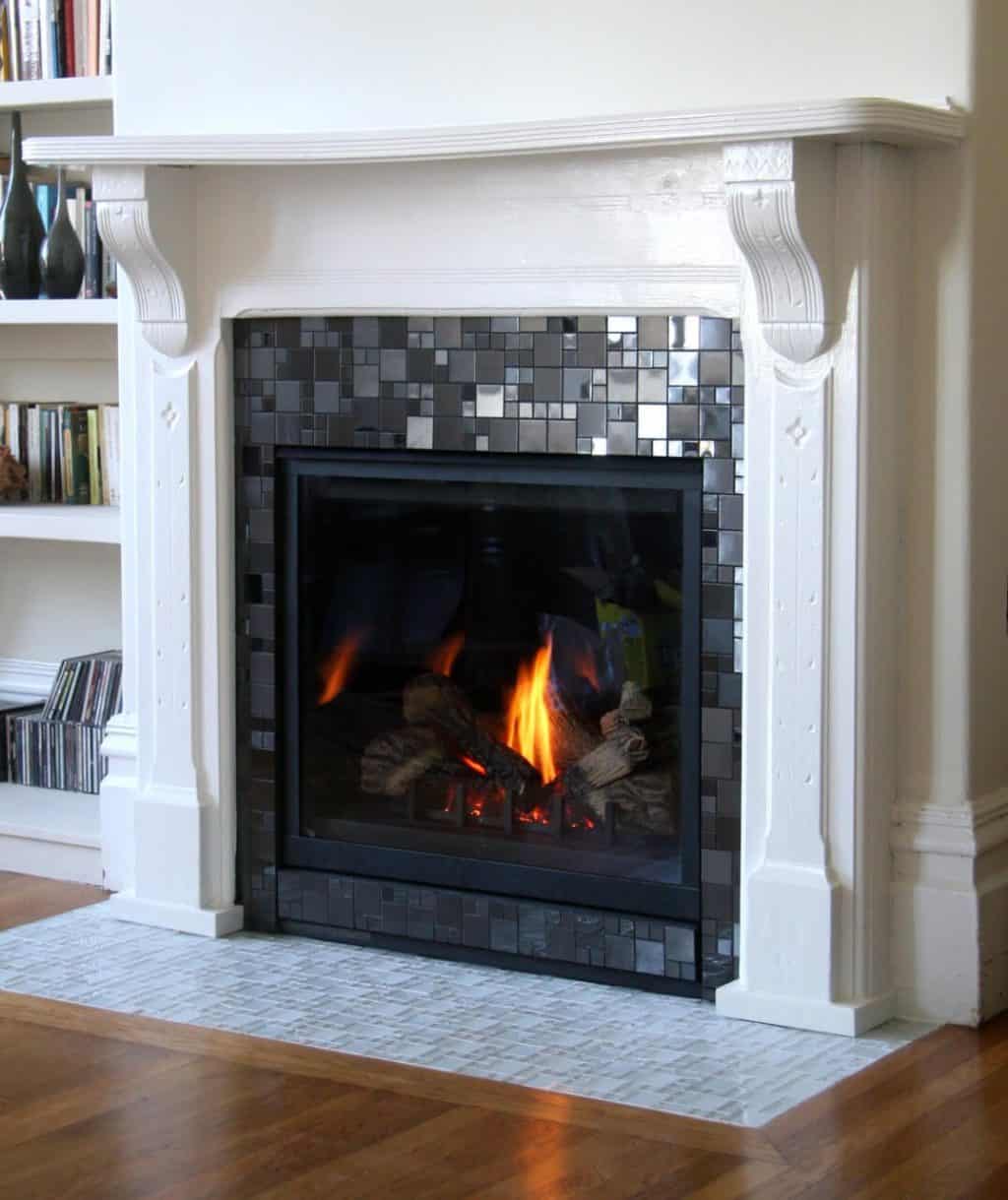 19 Stylish Fireplace Tile Ideas For Your Fireplace Surround