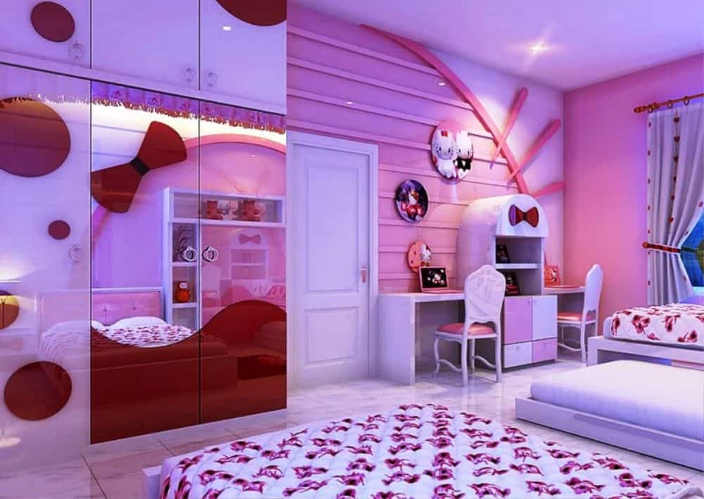 25 Adorable Hello Kitty Bedroom Decoration Ideas For Girls