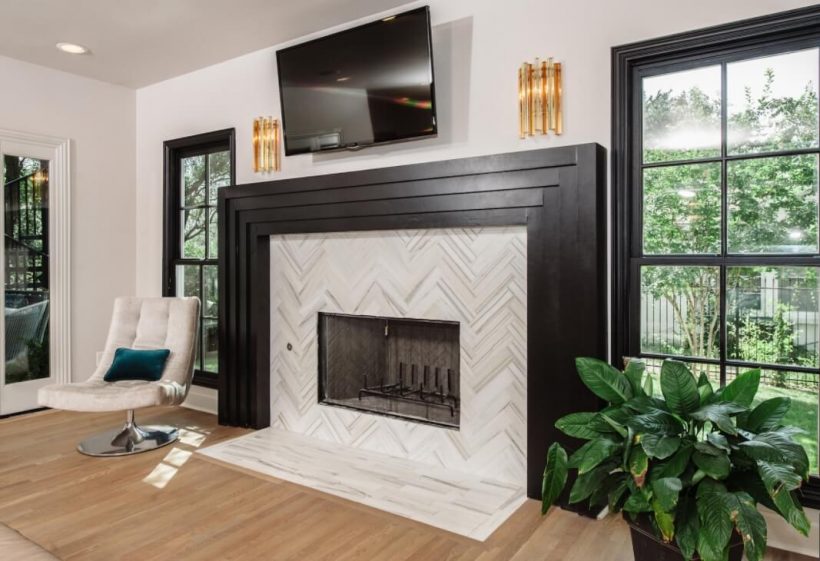 19 Stylish Fireplace Tile Ideas For Your Surround - Best Tiles For Fireplace Surround 19 Stylish Fireplace Tile Ideas For Your Surround - Best Tiles For Fireplace Surround