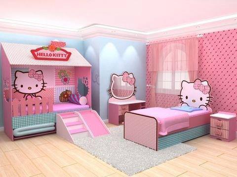 25 Adorable Hello Kitty Bedroom Decoration Ideas for Girls