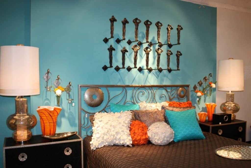 turquoise and grey bedroom ideas