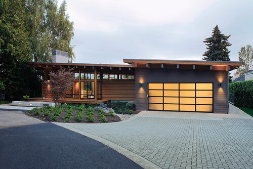 Contemporary Front Driveways