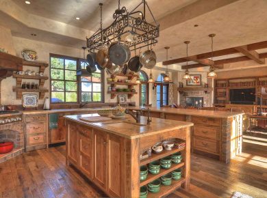 Rustic Kitchen Spanish Style Kevinpricedesigns 390x290 