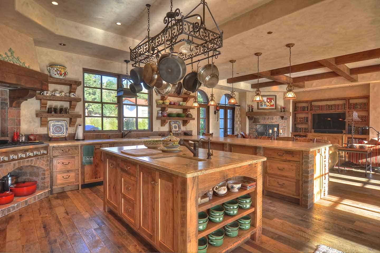 Rustic Kitchen Spanish Style Kevinpricedesigns