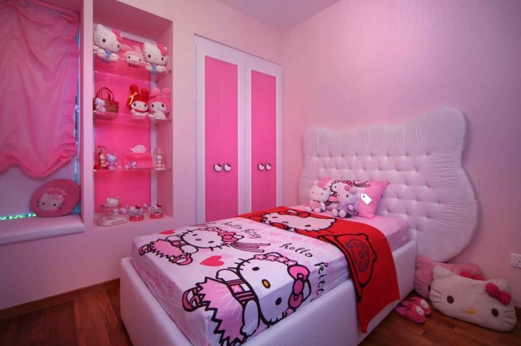 Featured image of post Hello Kitty Goth Bedroom : This theme is very popular because it is identical with hello kitty cartoon character cute and adorable.