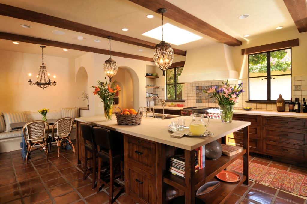 rustic spanish repurposed kitchen island table