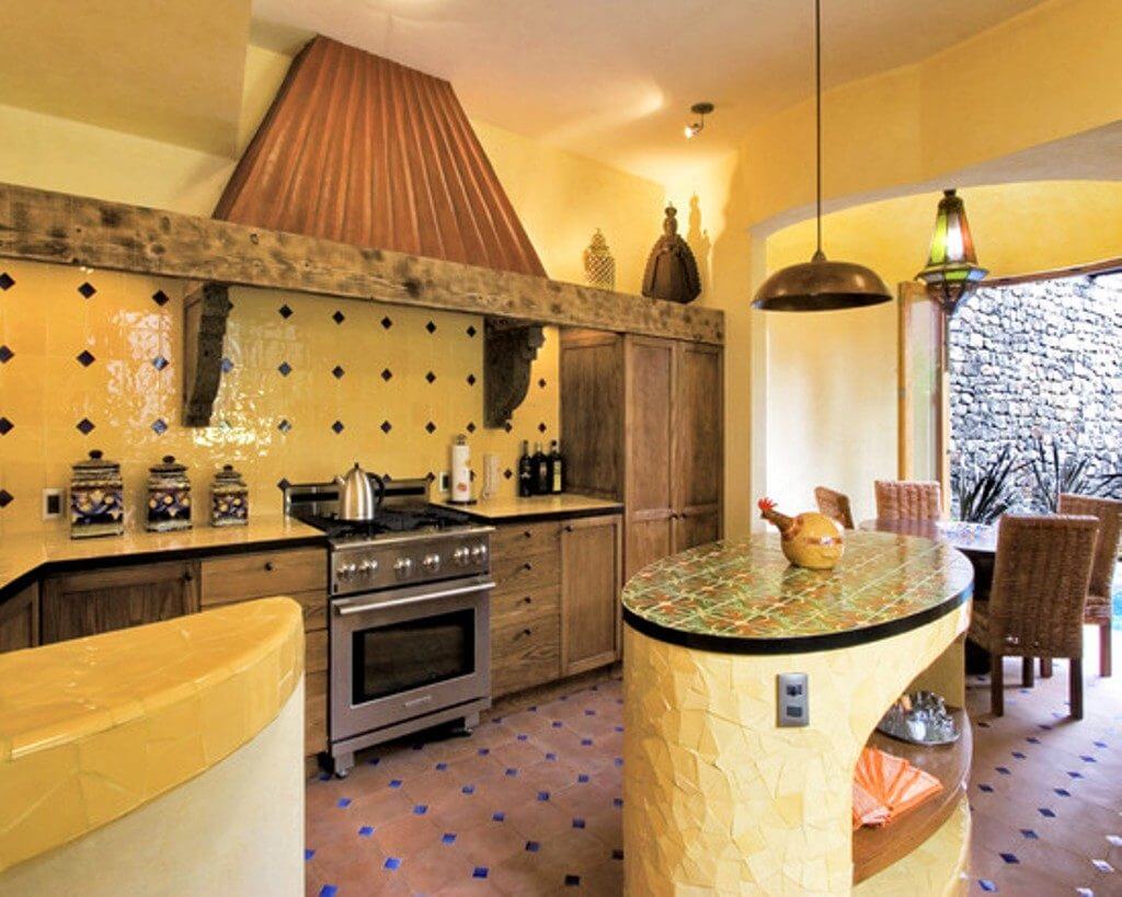 Yellow Stone Spanish Kitchen Lestnic 1024x819 