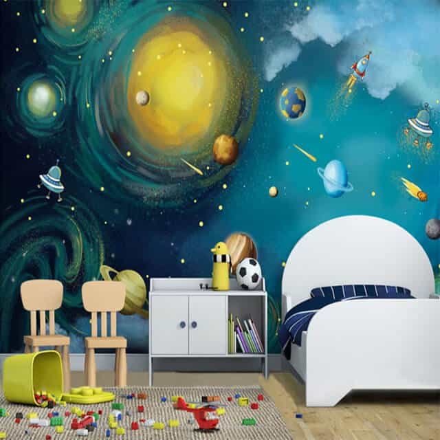 Space Themed Room For Toddler