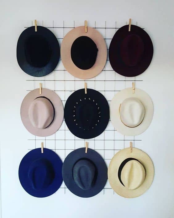 Diy Hat Storage