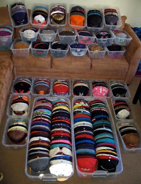 Diy Hat Storage