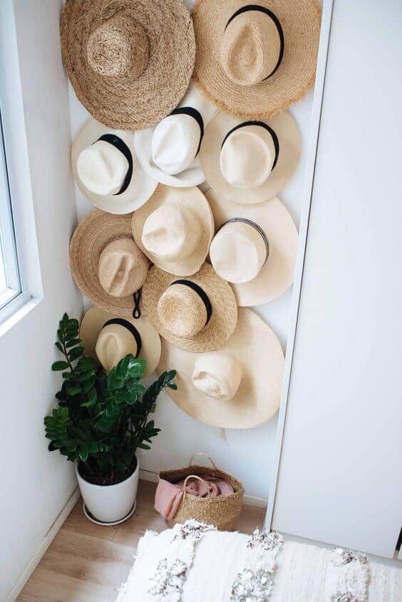 Homemade Hat Rack