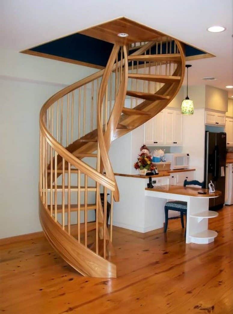 50 Uniquely Awesome Spiral Staircase Ideas For Your Home