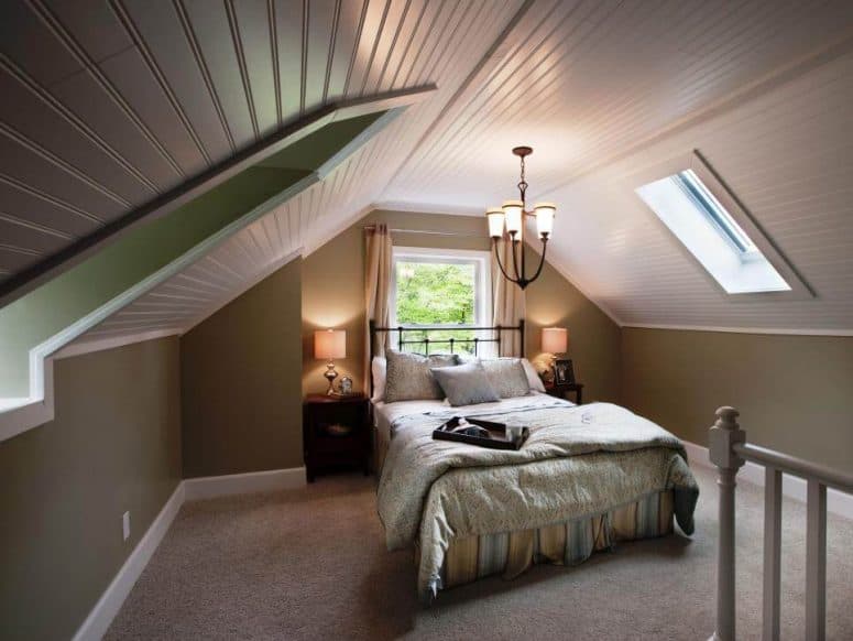 Attic Bedrooms With Slanted Walls