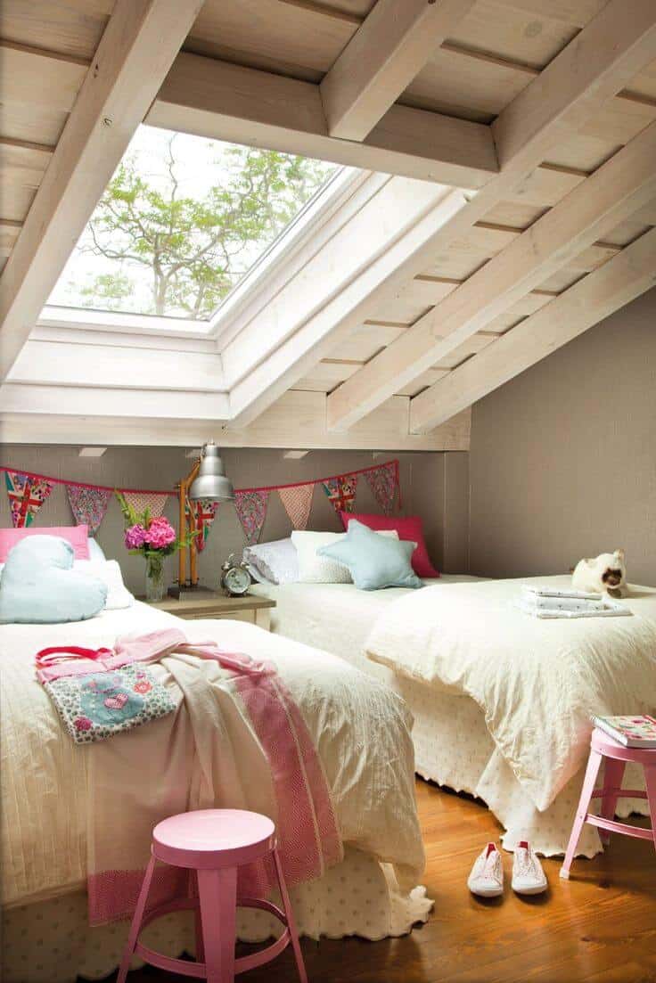 Attic Bedroom Design 35 Clever Use of Attic  Room  Design  and Remodel Ideas 